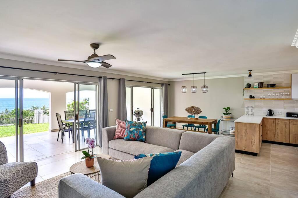 Large Sea View, Walk To Eateries, Loadshed Free Apartment Ballito Luaran gambar